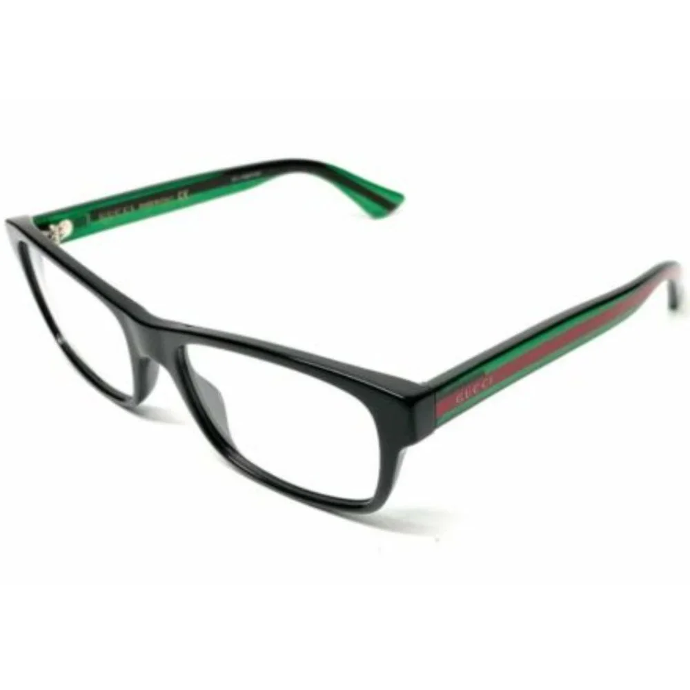Gucci Men's Black Rectangle Eyeglasses!